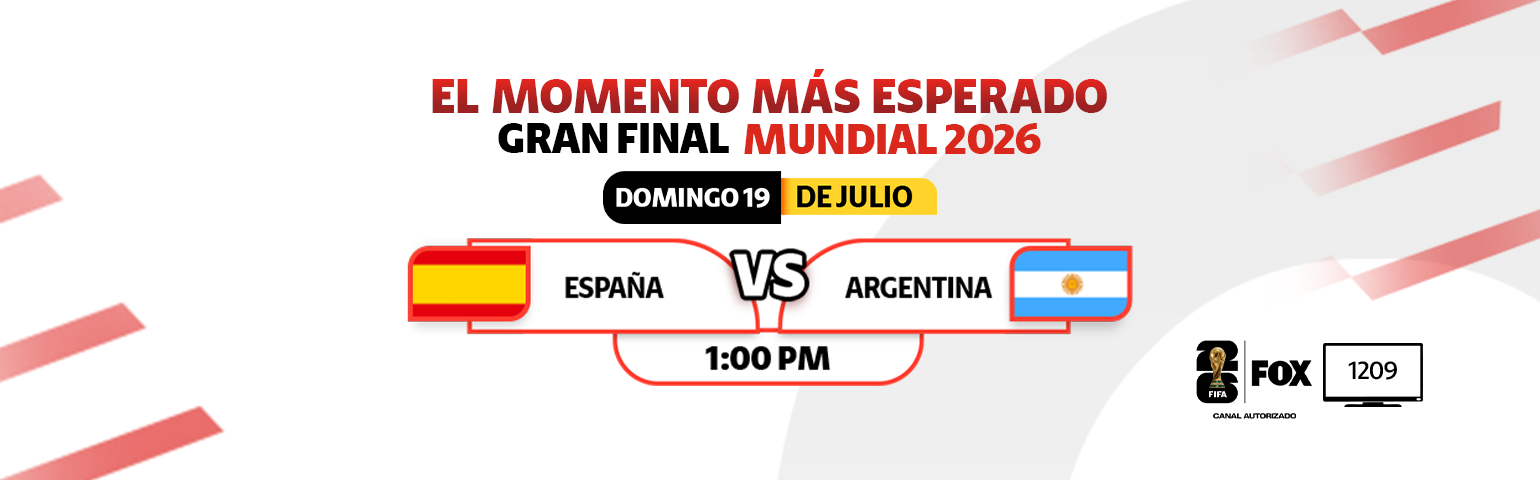 ¡Lo mejor del mundial este domingo 19 de julio a través de FOX!
